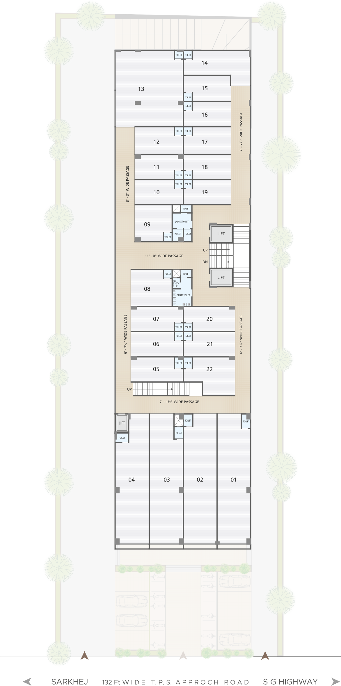 First and second floor floorplan